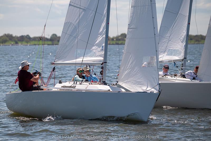 2024 J/22 Midwinter Championship photo copyright Christopher Howell taken at Southern Yacht Club and featuring the J/22 class