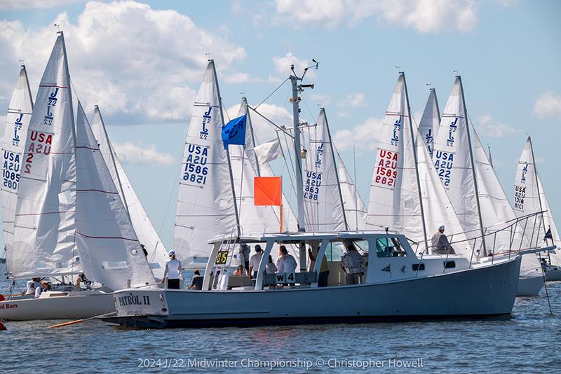 2024 J/22 Midwinter Championship photo copyright Christopher Howell taken at Southern Yacht Club and featuring the J/22 class