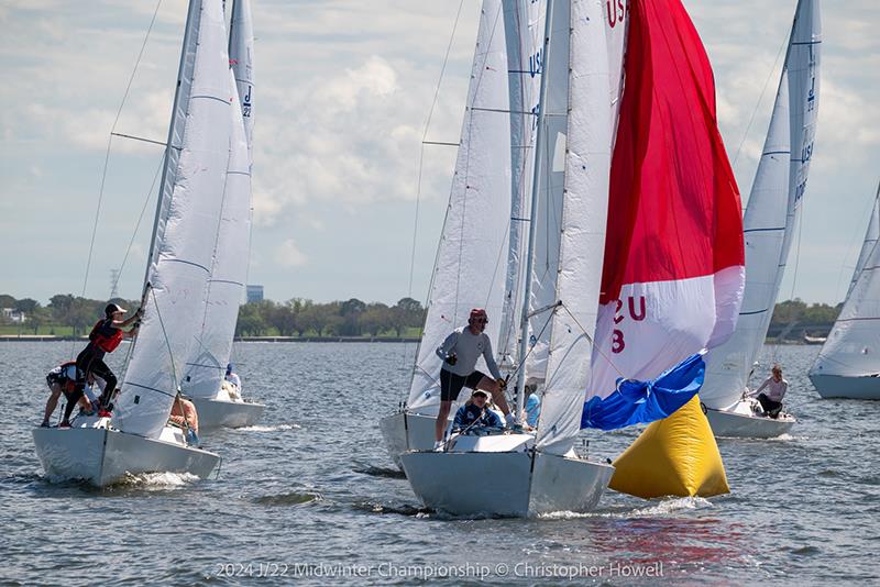 2024 J/22 Midwinter Championship photo copyright Christopher Howell taken at Southern Yacht Club and featuring the J/22 class