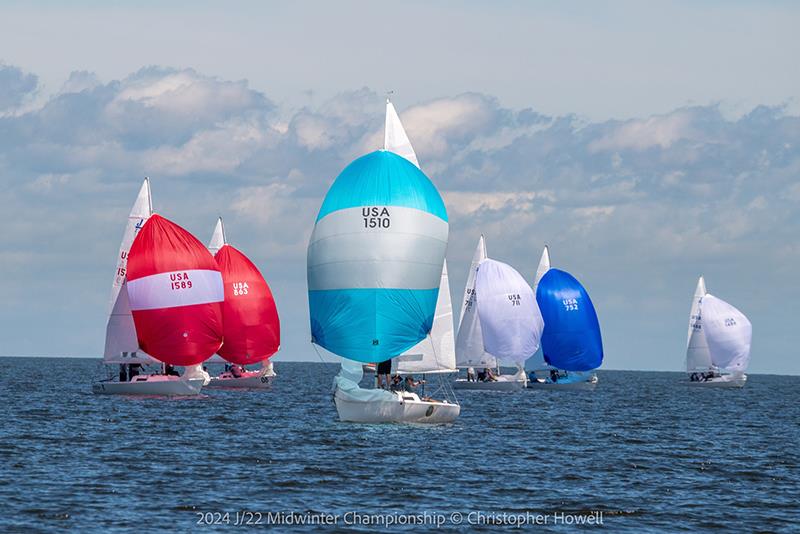 2024 J/22 Midwinter Championship photo copyright Christopher Howell taken at Southern Yacht Club and featuring the J/22 class