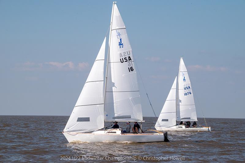 2024 J/22 Midwinter Championship photo copyright Christopher Howell taken at Southern Yacht Club and featuring the J/22 class