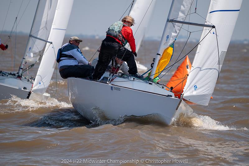 2024 J/22 Midwinter Championship photo copyright Christopher Howell taken at Southern Yacht Club and featuring the J/22 class