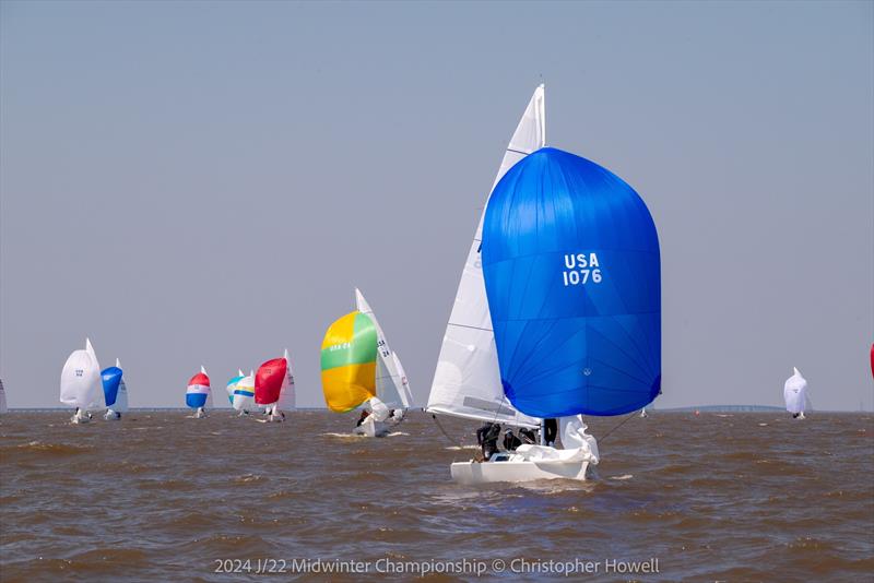 2024 J/22 Midwinter Championship photo copyright Christopher Howell taken at Southern Yacht Club and featuring the J/22 class