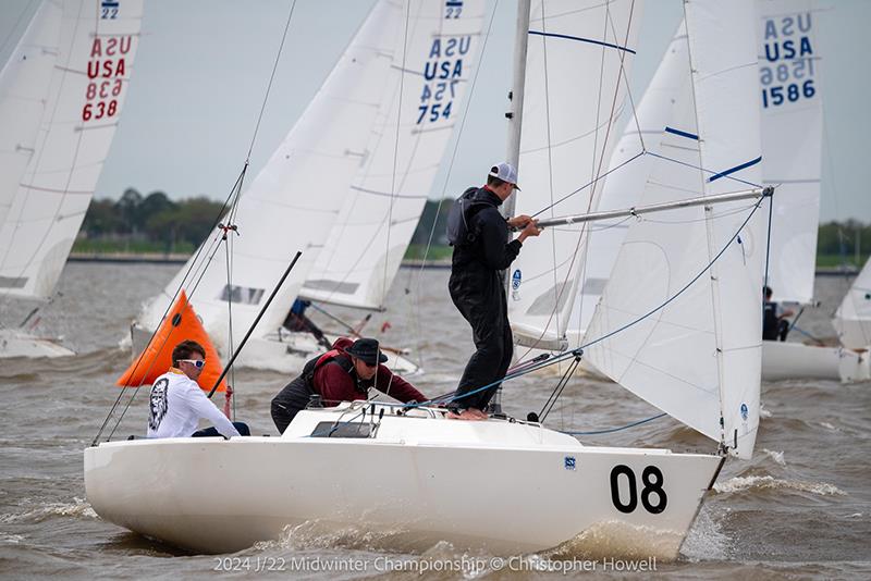 2024 J/22 Midwinter Championship photo copyright Christopher Howell taken at Southern Yacht Club and featuring the J/22 class