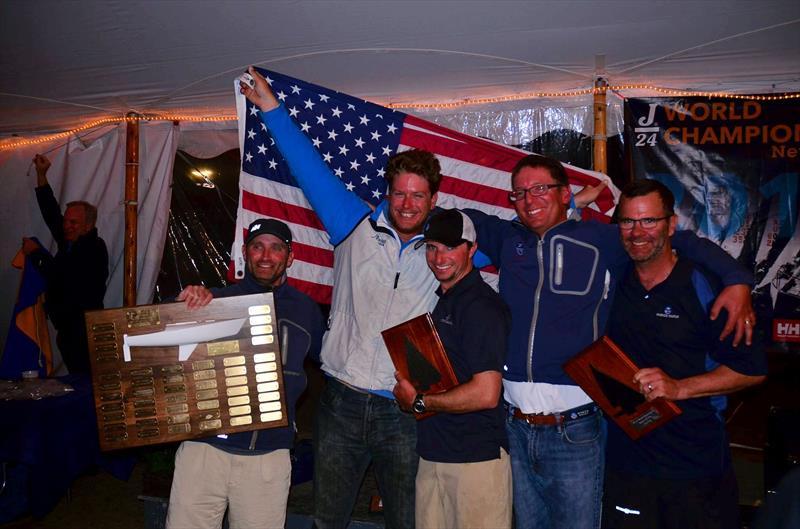 Will Welles' Cougar wins the J/24 World Championship 2014 photo copyright Christopher Howell taken at Sail Newport and featuring the J/24 class