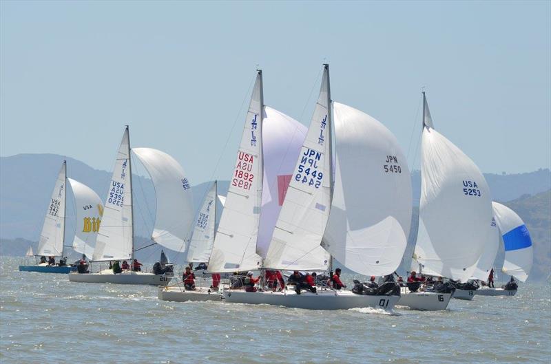 J/24 US Nationals at Berkeley day 2 photo copyright Christopher Howell taken at Berkeley Yacht Club and featuring the J/24 class