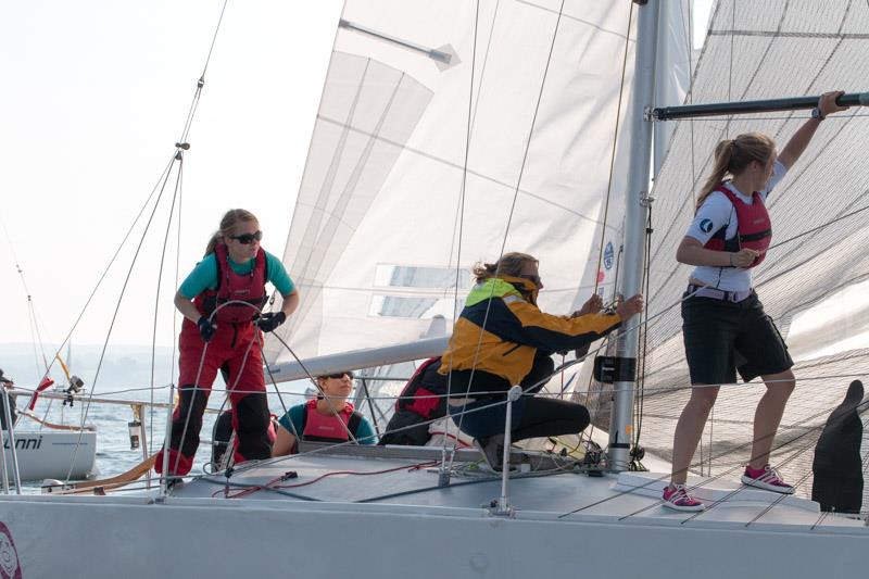 J/24 Worlds day 1 at Boltenhagen, Germany photo copyright Pepe Hartmann / J/24 worlds taken at Norddeutscher Regatta Verein and featuring the J/24 class