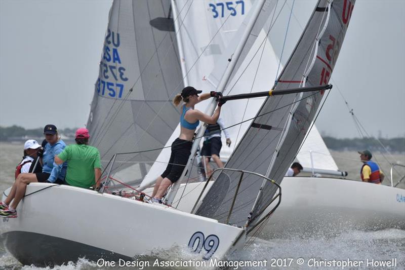 J/24 North American Championship day 1 photo copyright Christopher Howell taken at Houston Yacht Club and featuring the J/24 class