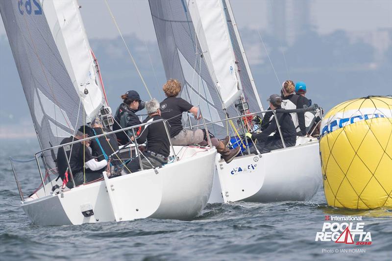 International Paint Poole Regatta 2018 day 1 photo copyright Ian Roman / International Paint Poole Regatta taken at  and featuring the J/24 class