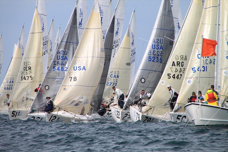 Quantum Loop Solutions J/24 worlds at Rochester day 2 photo copyright Rochester Yacht Club taken at Rochester Yacht Club and featuring the J/24 class