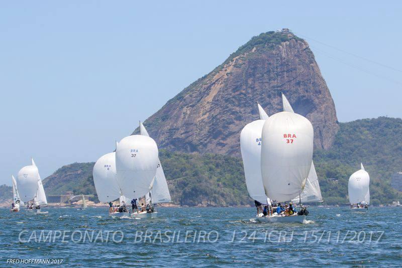 Brazilian J/24 Championship photo copyright Fred Hoffman taken at  and featuring the J/24 class
