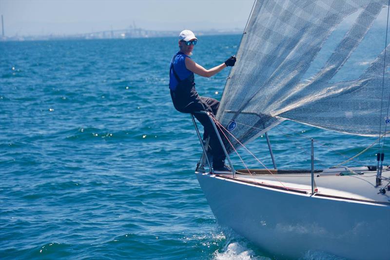 Doesn't Maddie look much better on this glorious day ! - 2018 Monjon J24 Nationals – Day 2 - photo © Luis Ferreiro