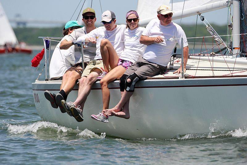 2018 J 24 North American Championship - Day 1 photo copyright Priscilla Parker taken at Charleston Yacht Club and featuring the J/24 class