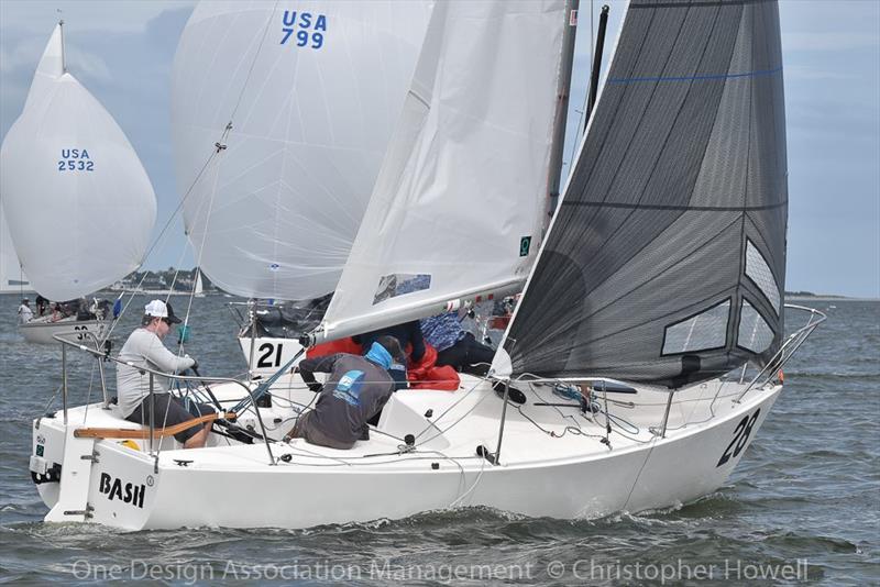 2018 J/24 North American Championship - Day 2 photo copyright Christopher Howell taken at Charleston Yacht Club and featuring the J/24 class