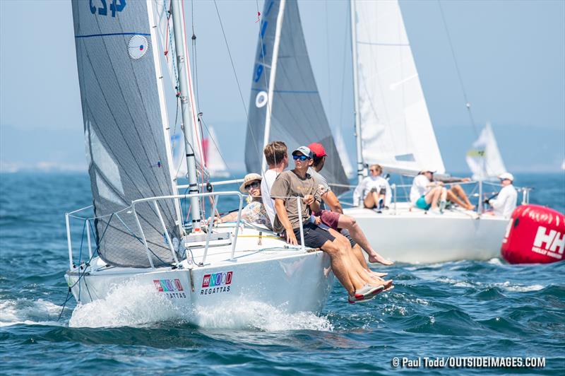 2018 Helly Hansen NOOD Regatta in Marblehead - Day 2 photo copyright Paul Todd / www.outsideimages.com taken at  and featuring the J/24 class