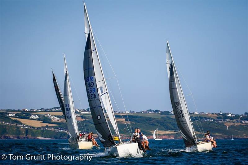 Plymouth Regatta 2018 photo copyright Tom Gruitt / www.tom-gruitt.co.uk taken at Port of Plymouth Sailing Association and featuring the J/24 class