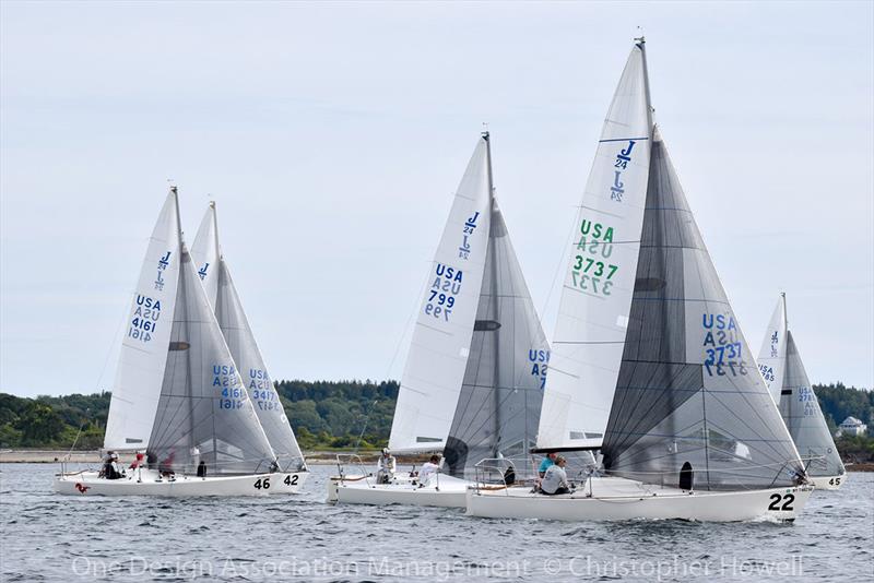 2018 J/24 US National Championship - Day 1 photo copyright Christopher Howell taken at  and featuring the J/24 class