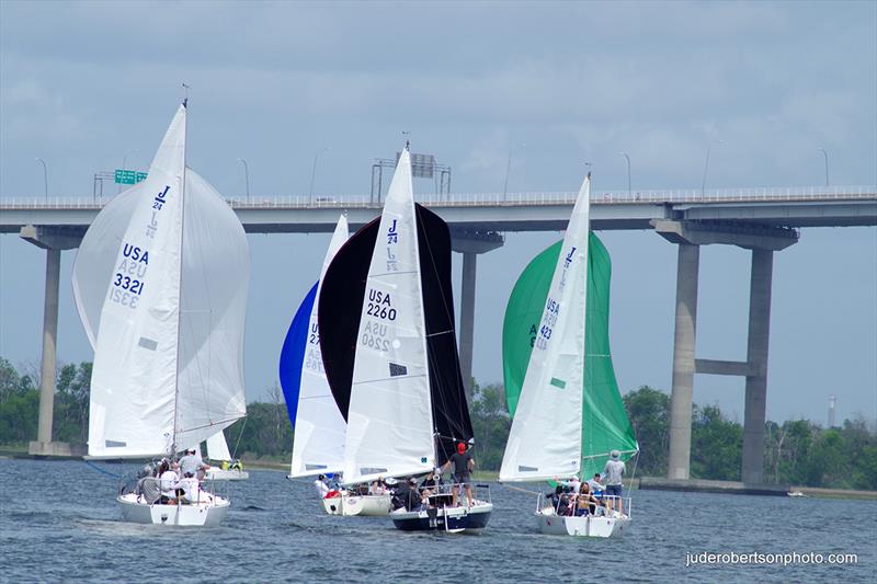 2019 Sperry Charleston Race Week - Day 2  photo copyright Jude Robertson / www.juderobertsonphoto.com taken at Charleston Yacht Club and featuring the J/24 class
