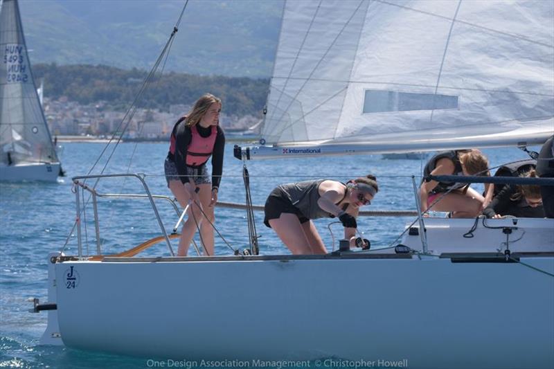 Day 2 - J/24 European Championship at Patras, Greece photo copyright Christopher Howell taken at  and featuring the J/24 class