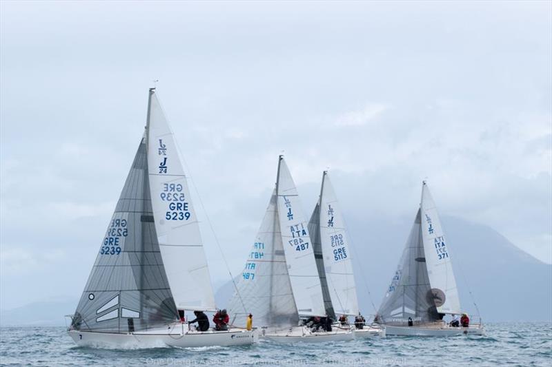 Day 1 - J/24 European Championship at Patras, Greece photo copyright Christopher Howell taken at  and featuring the J/24 class