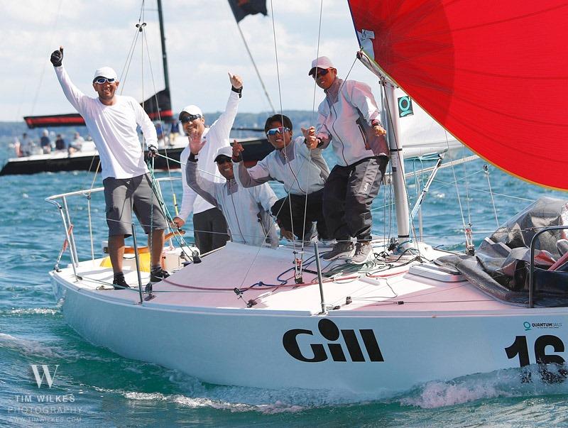 2019 J 24 National Championship - Final Day photo copyright Tim Wilkes Photography taken at Rochester Yacht Club and featuring the J/24 class