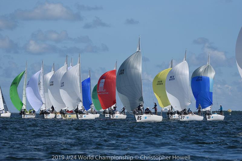 2019 J 24 World Championship - Day 2 photo copyright Christopher Howell taken at  and featuring the J/24 class