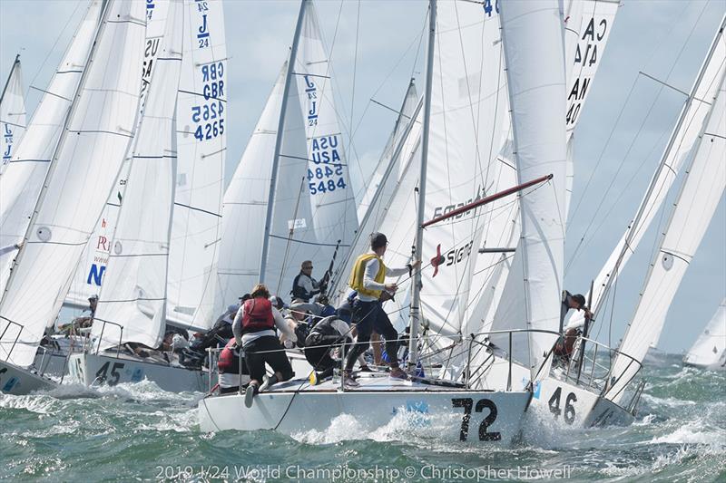 2019 J 24 World Championship - Day 4 photo copyright Christopher Howell taken at  and featuring the J/24 class