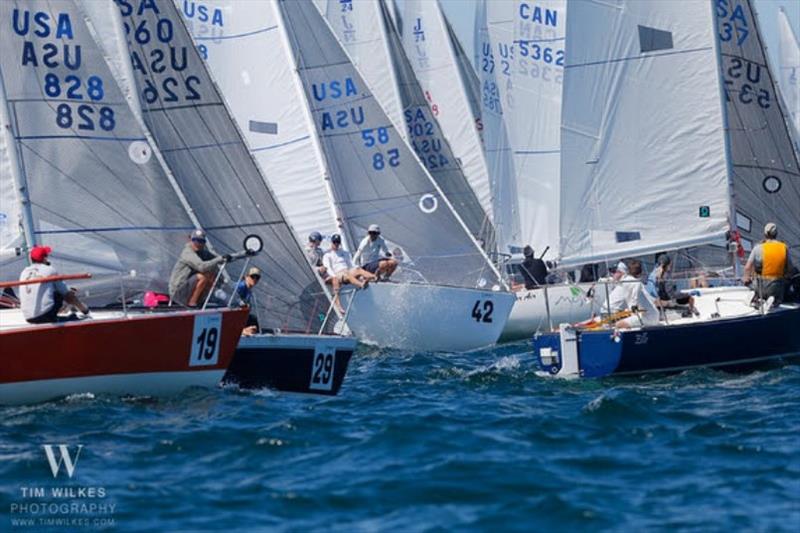 2019 J/24 East Coast Championship photo copyright Tim Wilkes / www.timwilkes.com taken at Severn Sailing Association and featuring the J/24 class