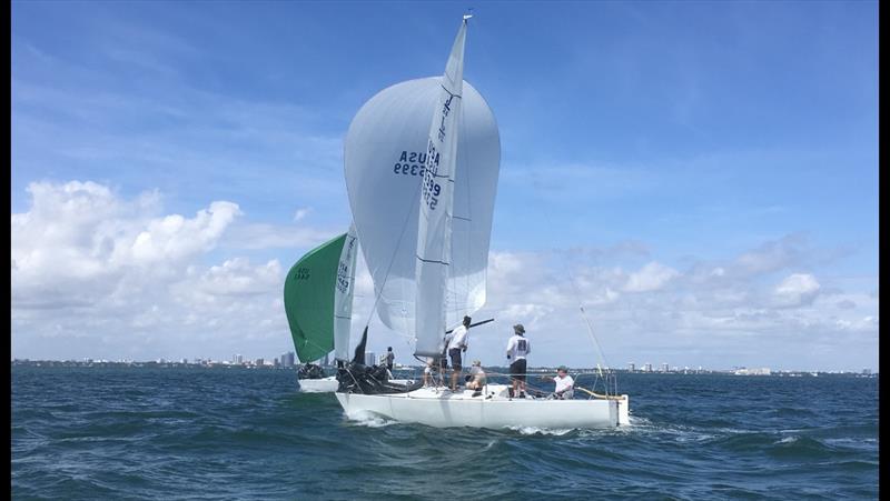 Furio struts their downwind skills photo copyright Ron Rosenberg taken at Seattle Yacht Club and featuring the J/24 class