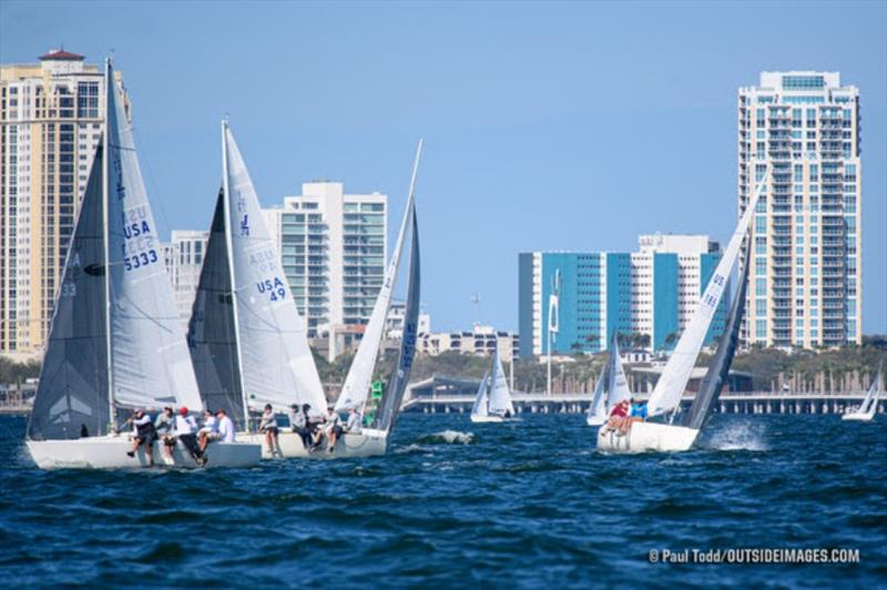2020 Helly Hansen NOOD Regatta photo copyright Paul Todd / Outside Images taken at St. Petersburg Yacht Club, Florida and featuring the J/24 class