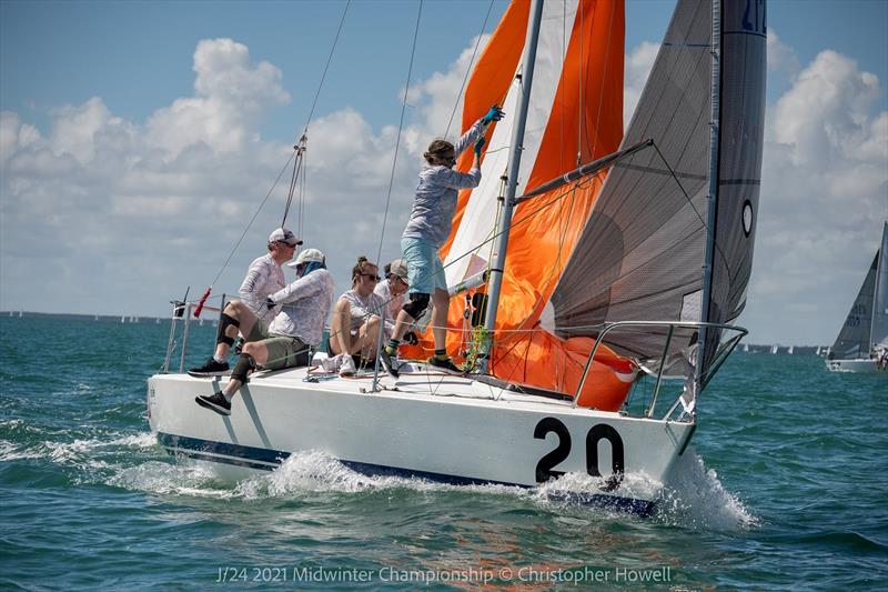 2021 J 24 Midwinter Championship - photo © Christopher Howell