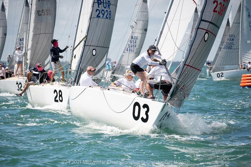 2021 J 24 Midwinter Championship photo copyright Christopher Howell taken at  and featuring the J/24 class