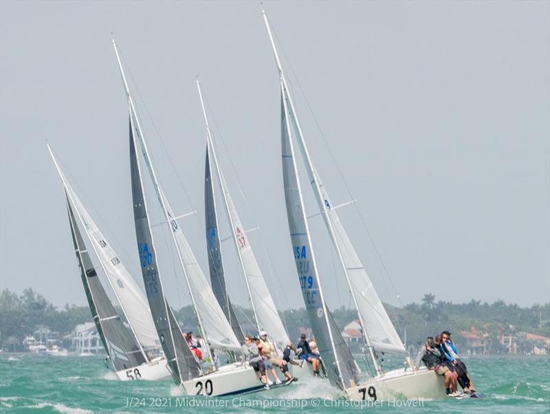 J/24 Midwinter Championship at Shake-A-Leg in Miami, FL - Overall