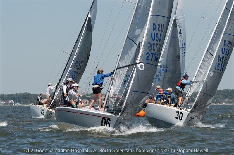 2021 Good Samaritan Hospital J/24 North American Championship photo copyright Christopher Howell taken at Sayville Yacht Club and featuring the J/24 class