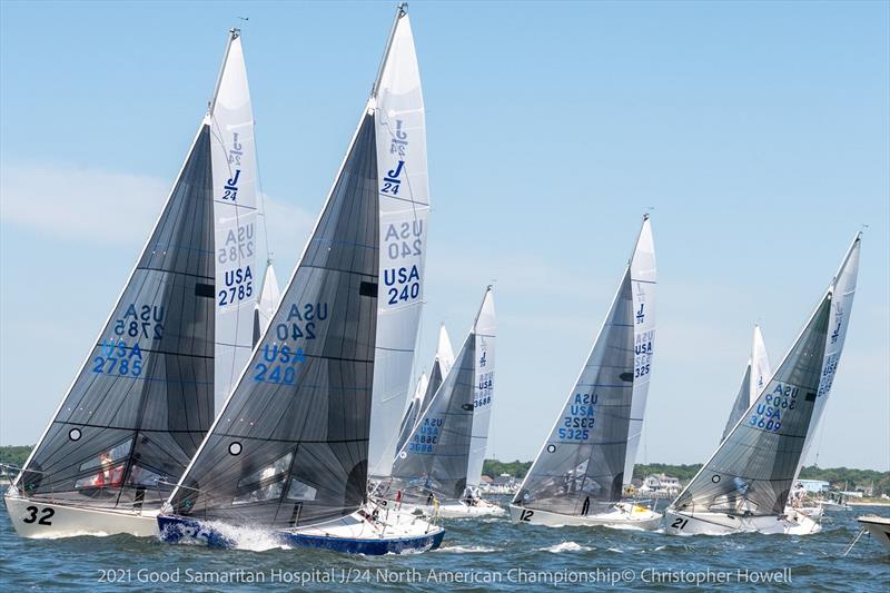 2021 Good Samaritan Hospital J/24 North American Championship photo copyright Christopher Howell taken at Sayville Yacht Club and featuring the J/24 class