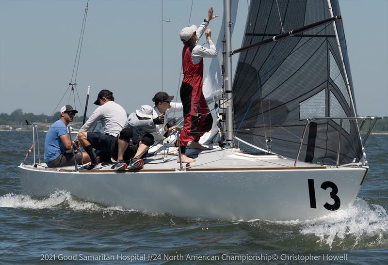 2021 Good Samaritan Hospital J/24 North American Championship photo copyright Christopher Howell taken at Sayville Yacht Club and featuring the J/24 class