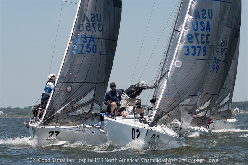 2021 Good Samaritan Hospital J/24 North American Championship photo copyright Christopher Howell taken at Sayville Yacht Club and featuring the J/24 class