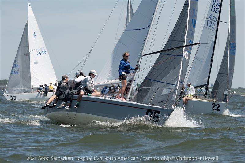 2021 Good Samaritan Hospital J/24 North American Championship photo copyright Christopher Howell taken at Sayville Yacht Club and featuring the J/24 class