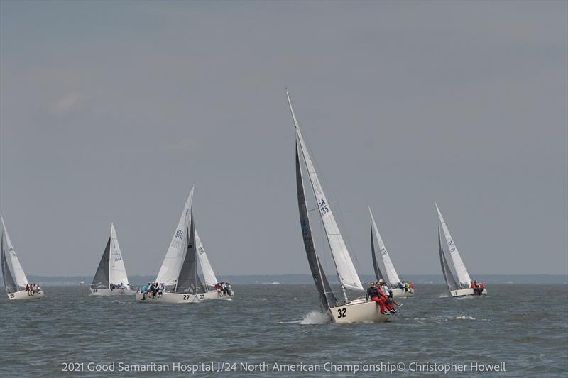 2021 Good Samaritan Hospital J/24 North American Championship - Day 2 photo copyright Christopher Howell taken at Sayville Yacht Club and featuring the J/24 class