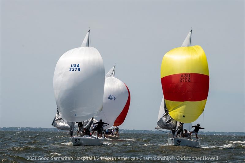 2021 Good Samaritan Hospital J/24 North American Championship - Day 3 photo copyright Christopher Howell taken at Sayville Yacht Club and featuring the J/24 class