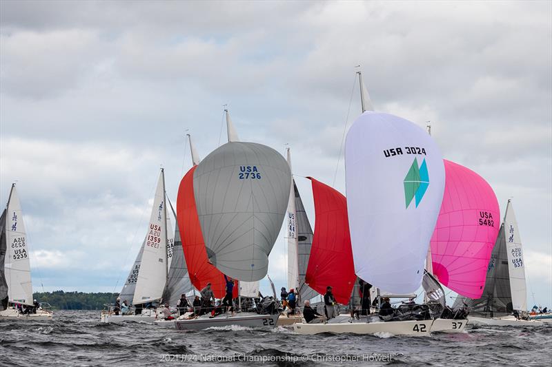 2021 J/24 US National Championship - Day 1 - photo © Christopher Howell