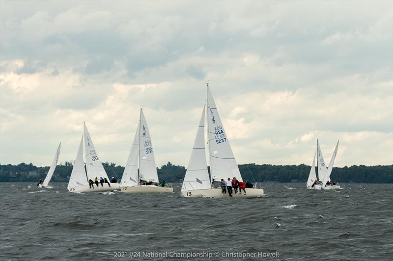 2021 J/24 US National Championship - Final Day photo copyright Christopher Howell taken at Malletts Bay Boat Club and featuring the J/24 class