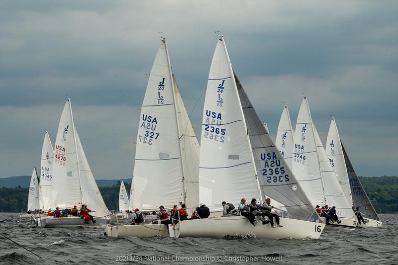 2021 J/24 US National Championship - Final Day photo copyright Christopher Howell taken at Malletts Bay Boat Club and featuring the J/24 class