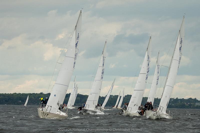 2021 J/24 US National Championship - Final Day photo copyright Christopher Howell taken at Malletts Bay Boat Club and featuring the J/24 class