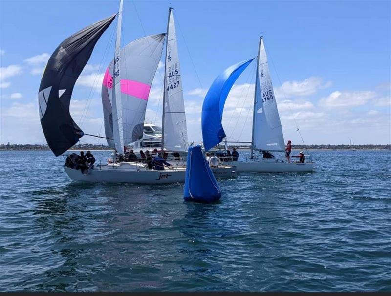 Close finishes show a high standard of racing - Australian J/24 Nationals - photo © J24 Victoria
