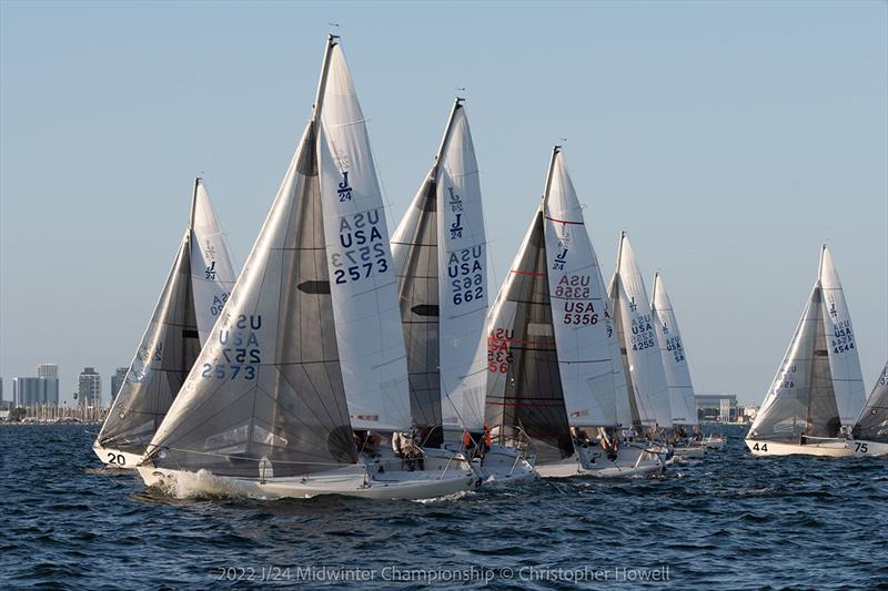 2022 J/24 Midwinter Championship at Davis Island Yacht Club – Day 1