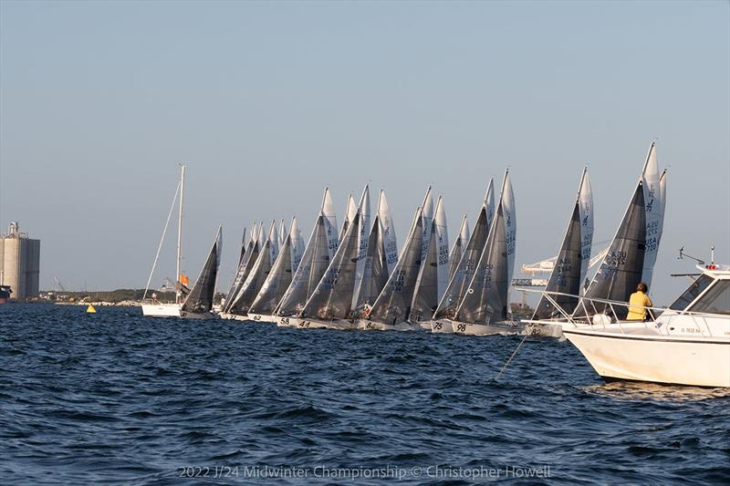 2022 J/24 Midwinter Championship photo copyright Christopher Howell taken at Davis Island Yacht Club and featuring the J/24 class