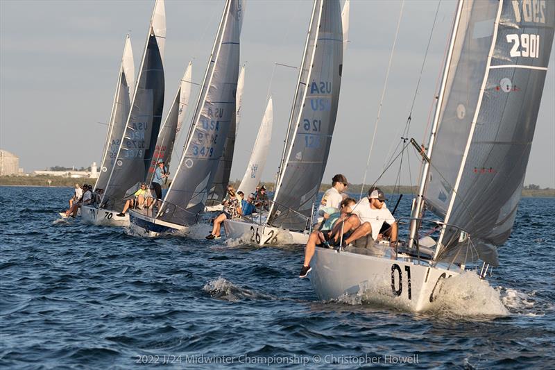 2022 J/24 Midwinter Championship photo copyright Christopher Howell taken at Davis Island Yacht Club and featuring the J/24 class