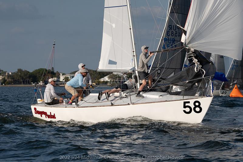 2022 J/24 Midwinter Championship - Day 2 - photo © Christopher Howell