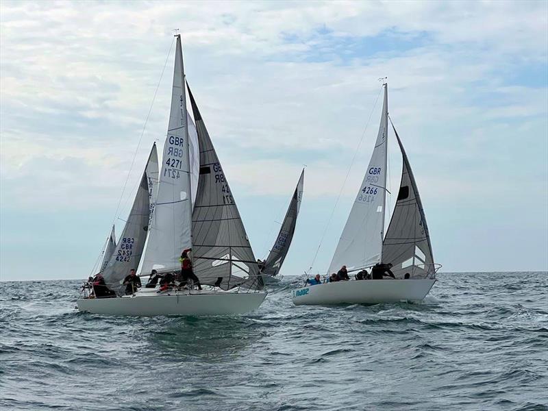 J/24 Dartmouth May Regatta  photo copyright Mike Mackie taken at Royal Dart Yacht Club and featuring the J/24 class